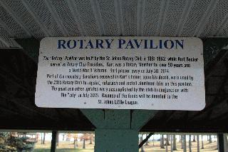 Rotary Pavilion Sign